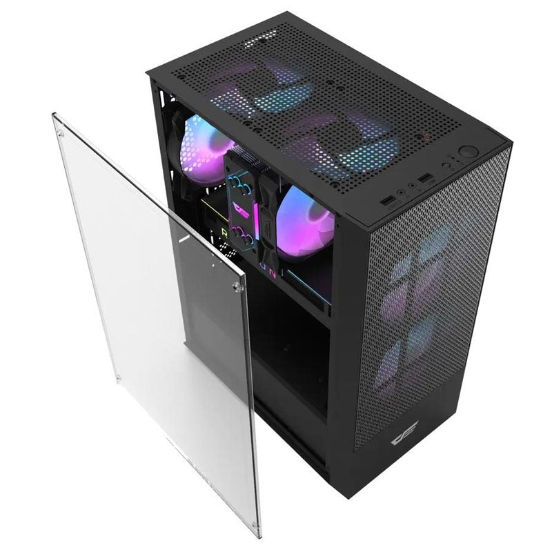DarkFlash A290 ARGB Mid-Tower ATX Gaming Case - Black