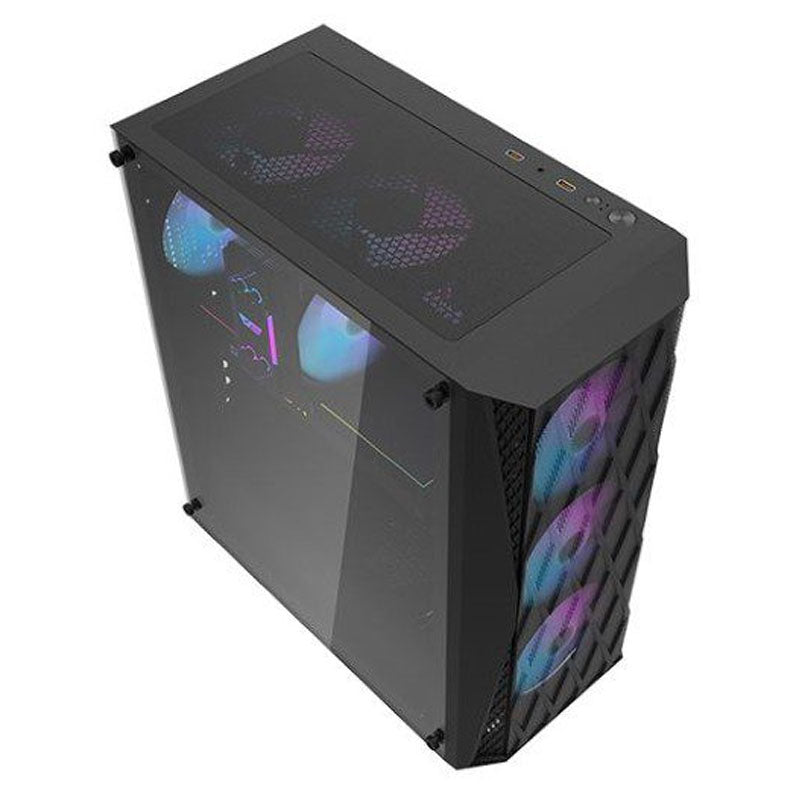 DarkFlash DK352 ATX With 4 ARGB Fans Gaming Case Black
