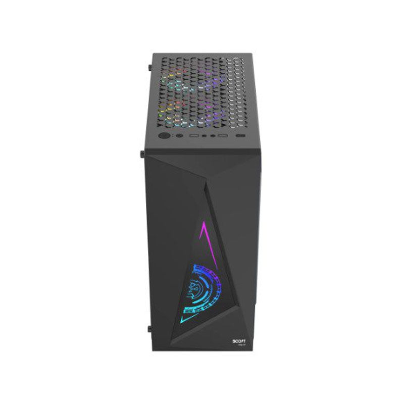 Boost Jaguar With 3 ARGB Fans Gaming Case Black