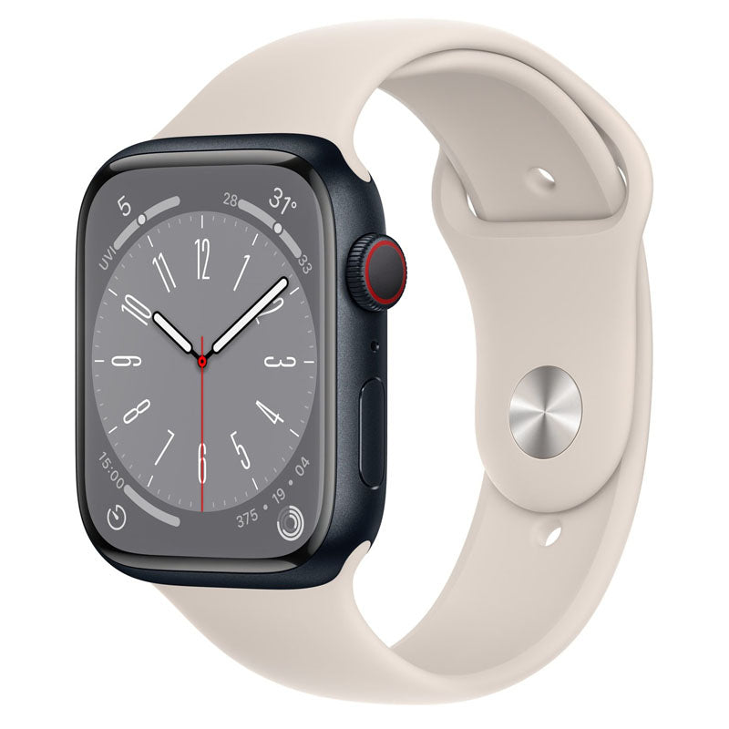 Apple Watch Series 8 – 45mm Sport Band with Aluminum Case Starlight