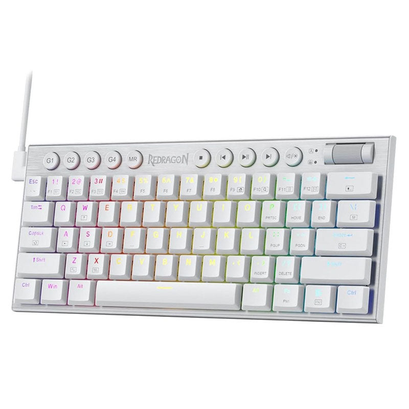 Redragon K632 Horus Mini Pro Wireless RGB Mechanical Gaming Keyboard - White