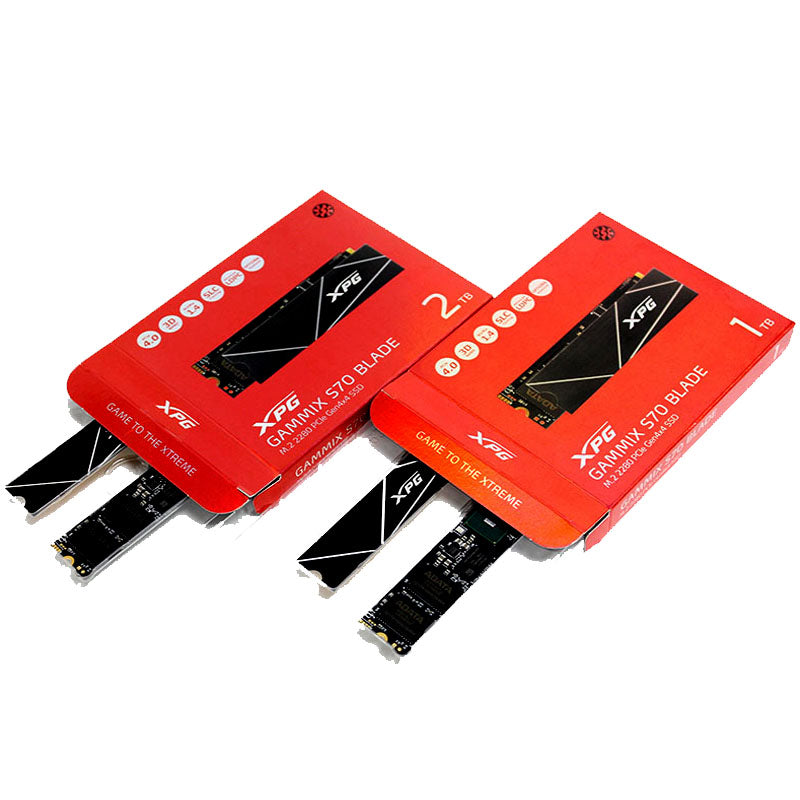 XPG Gammix S70 Blade M.2 NVME Gen 4 SSD (Single-Cut)