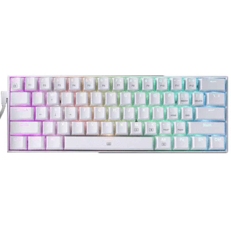 Redragon K630 Dragon Born 60% Wired RGB Mechanical Gaming Keyboard - White