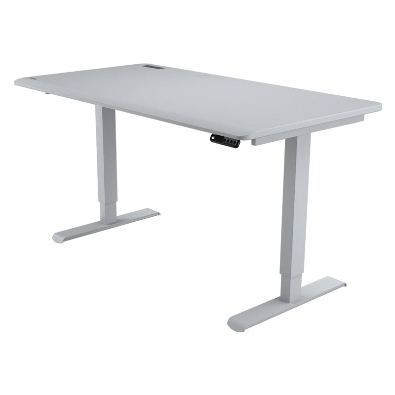Royal 150 Elite Cougar Electric Gaming Desk (White)