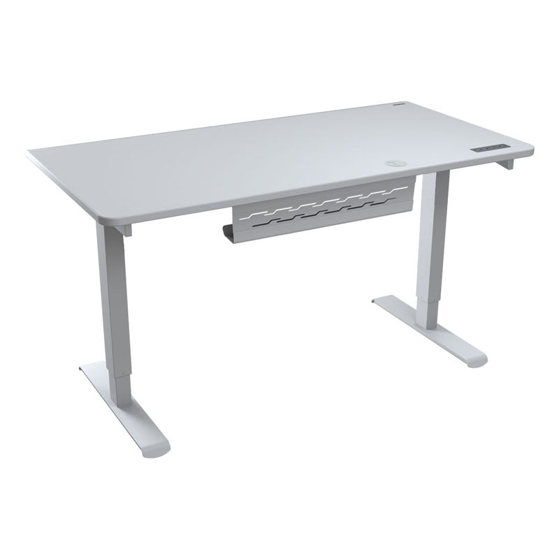 Royal 150 Elite Cougar Electric Gaming Desk (White)