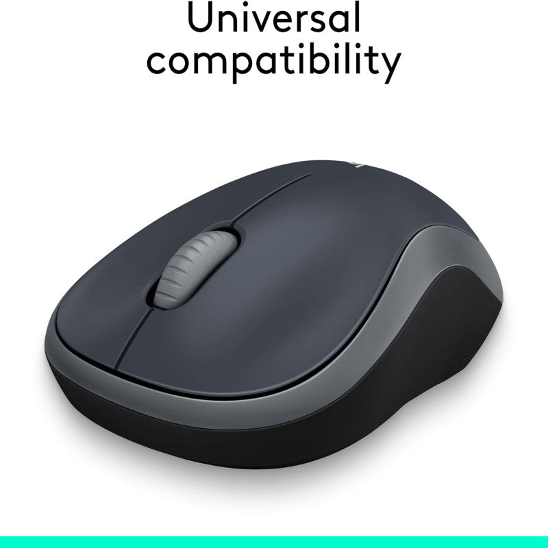 Logitech M185 Wireless Mouse Color: Grey