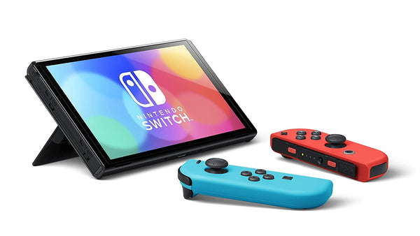 Nintendo Switch OLED - Neon Blue/Neon Red - Games4u Pakistan