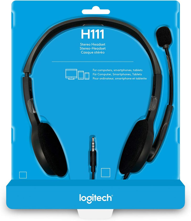 Logitech H111 Stereo 3.5mm Multi-Device Headset