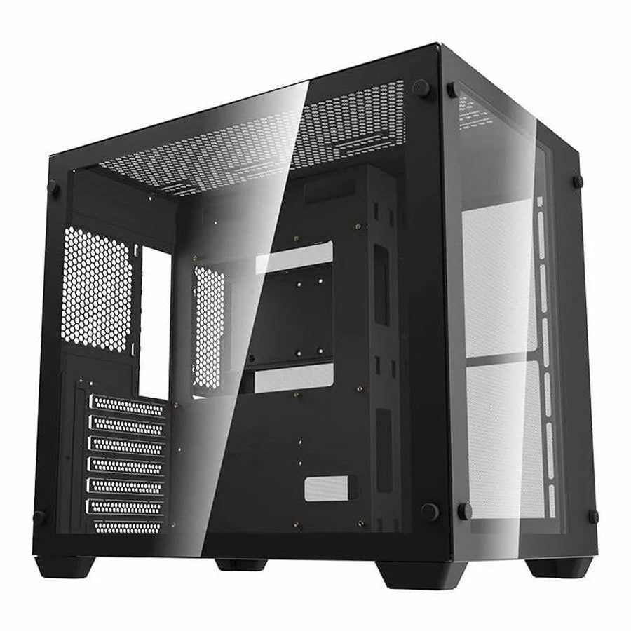 DarkFlash Aigo Tempered Glass C285 ATX Gaming Casing Black