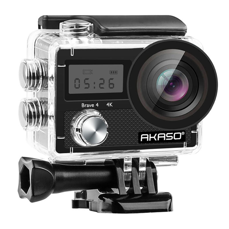 Akaso Brave 4 4K 20MP WiFi Action Camera Ultra HD with EIS 30m Waterproof