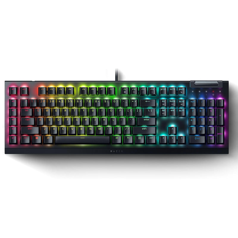 Razer BlackWidow V4 X Mechanical Gaming Keyboard: Green Switches Tactile & Clicky - Games4u Pakistan