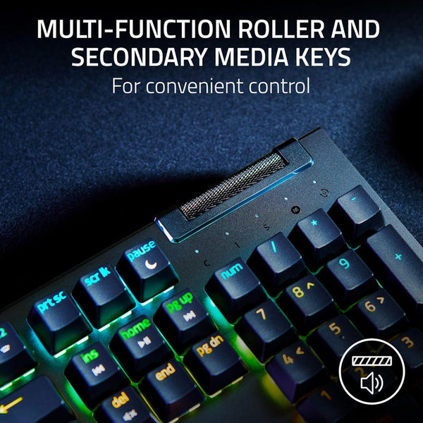 Razer BlackWidow V4 X Mechanical Gaming Keyboard: Green Switches Tactile & Clicky - Games4u Pakistan