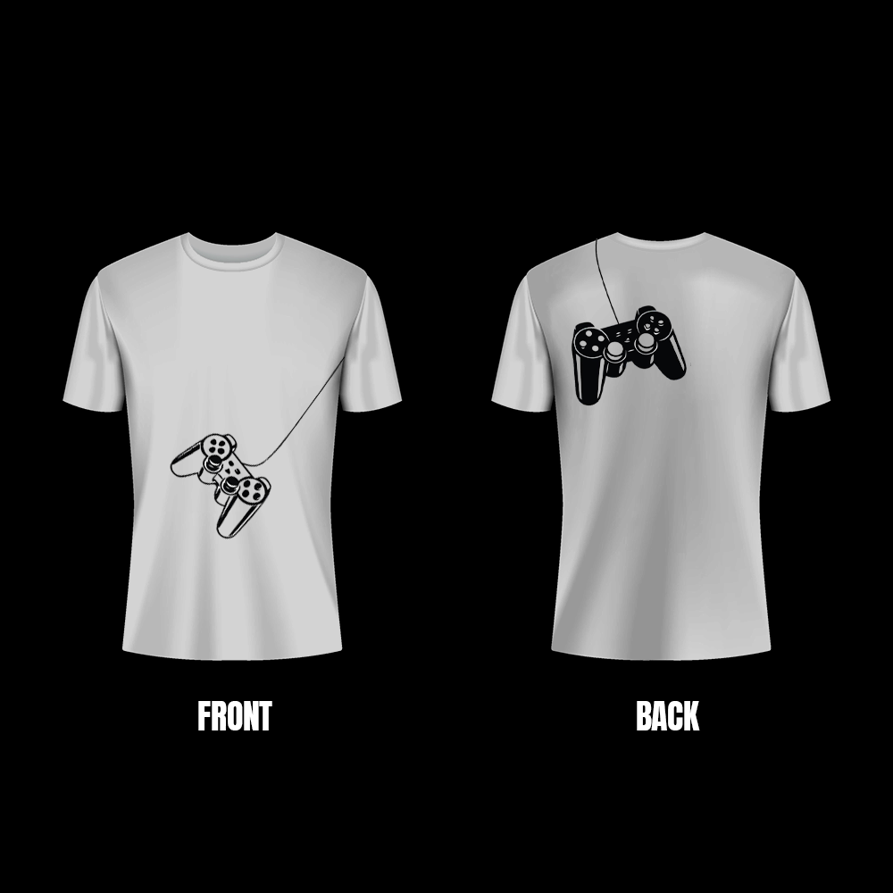 2 Side Controller - White Tshirt - Games4u Pakistan