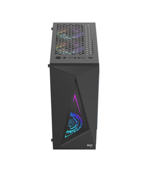 Boost Jaguar With 3 ARGB Fans Gaming Case Black – Games4u Pakistan