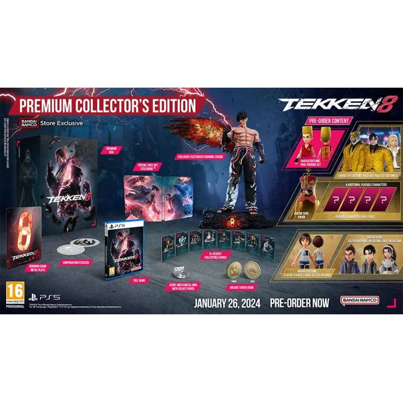PS5 Tekken 8 Premium collectors edition