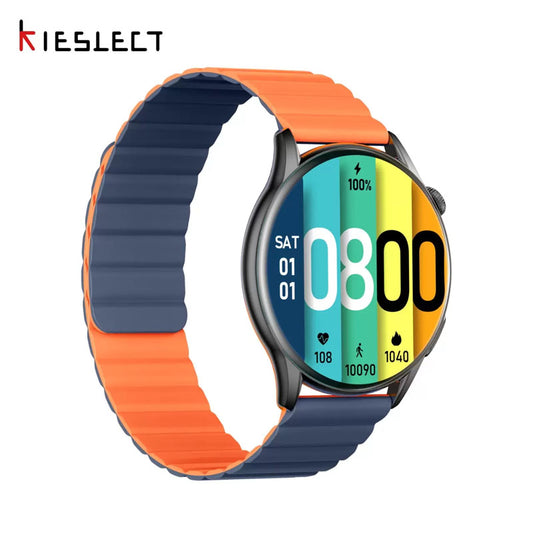 Kieslect Kr Pro SmartWatch – Blue & Black - Games4u Pakistan