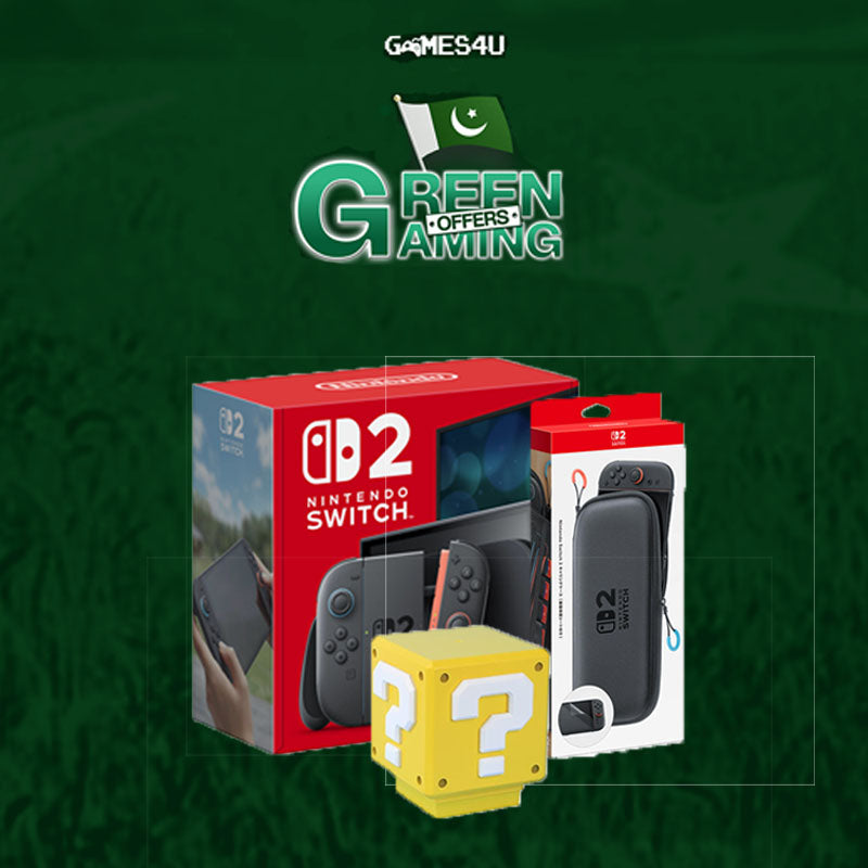 Nintendo Switch 2 with Protector, Travel Bag & Mario Question Light