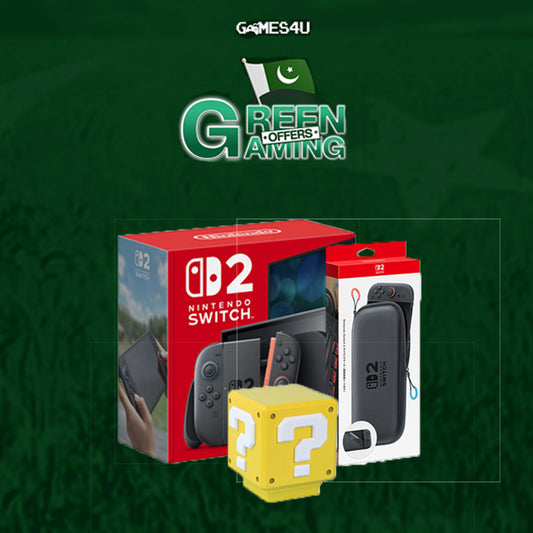 Nintendo Switch 2 with Protector, Travel Bag & Mario Question Light