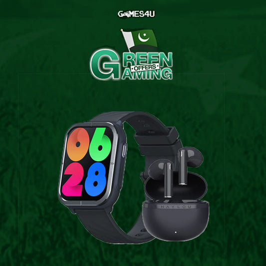 Mibro C3 Bluetooth Calling Smart Watch with Haylou X1 Plus Earbuds