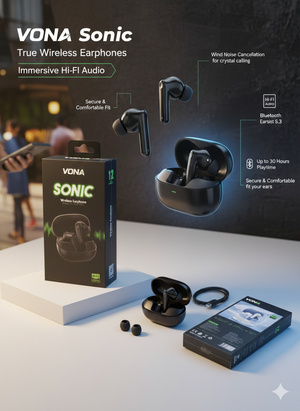Vona Sonic Earbuds with ANC and ENC