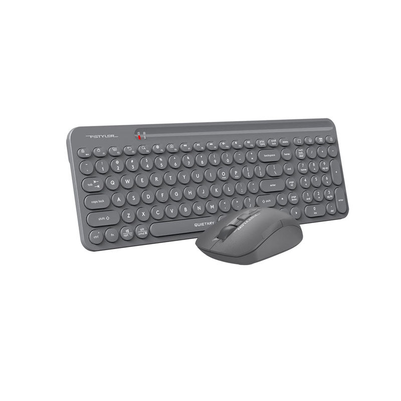 A4Tech FG3300 Air QuietKey 2-Zone 2.4G Wireless Combo Desktop Grey