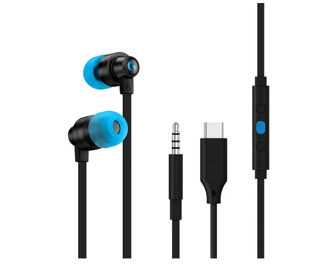 Logitech G333  USB-C and 3.5mm AUX connectivity