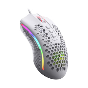 Redragon M808 Storm Lightweight RGB Gaming Mouse - White