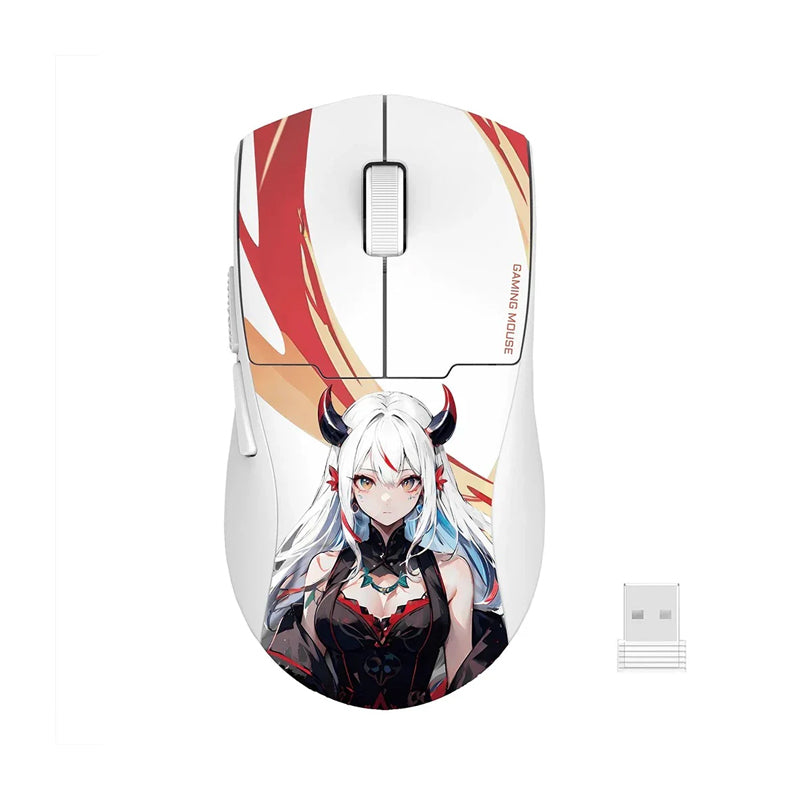 Redragon M918 KING Max AKG PRO Anime Wireless Gaming Mouse (White)