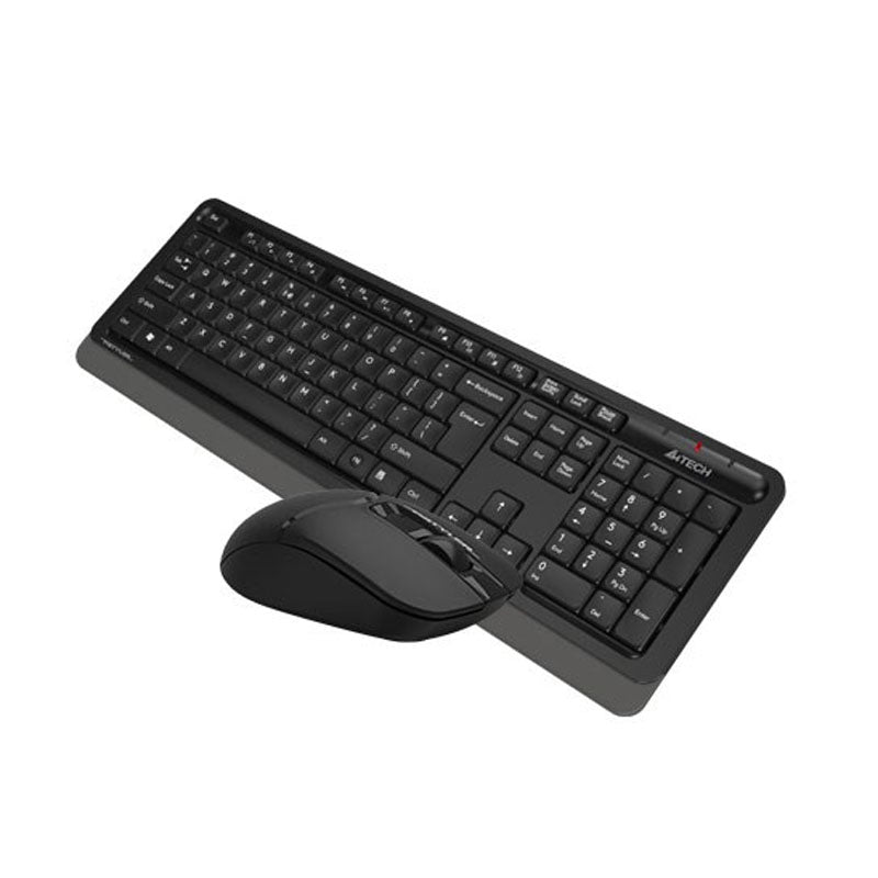 A4Tech Fstyler FG1012s 2.4G Wireless Desktop Keyboard & Mouse | Black