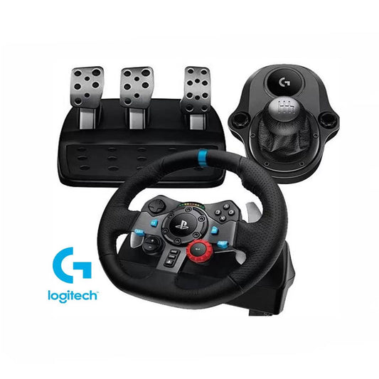 Logitech G29 Driving Force Racing Wheel for PS5, PS4, PS3 - Games4u Pakistan