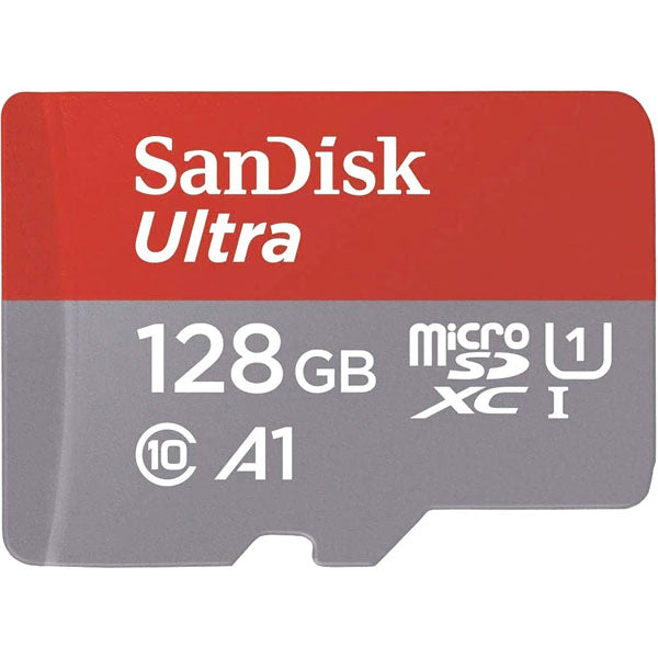 SanDisk Ultra microSD Memory Card - 128GB - 5 Years Warranty - Games4u Pakistan