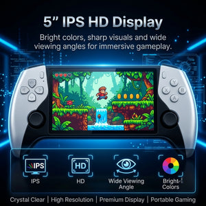SF3500 Retro Handheld Game Console with HD 5-inch IPS Screen over 20,000 Games