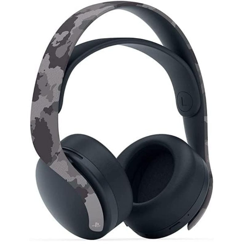 PlayStation Pulse 3D Wireless Headset for PS5, PS4, and PC - Gray Camouflage
