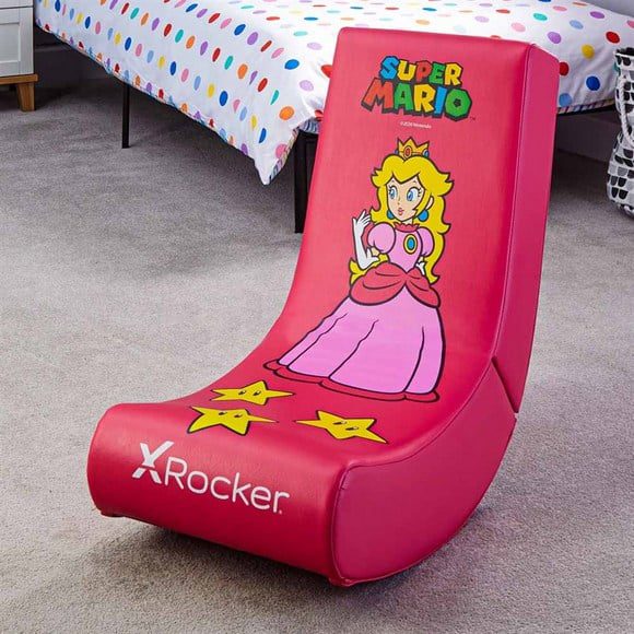 X-Rocker Nintendo Video Rocker Super Mario All-Star Peach Gaming Chair