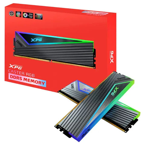 XPG Caster DDR5 RGB 32GB (2x16GB) 6000MHz Gaming Desktop RAM