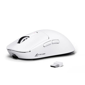 Attack Shark X1 Wireless Gaming Mouse - White