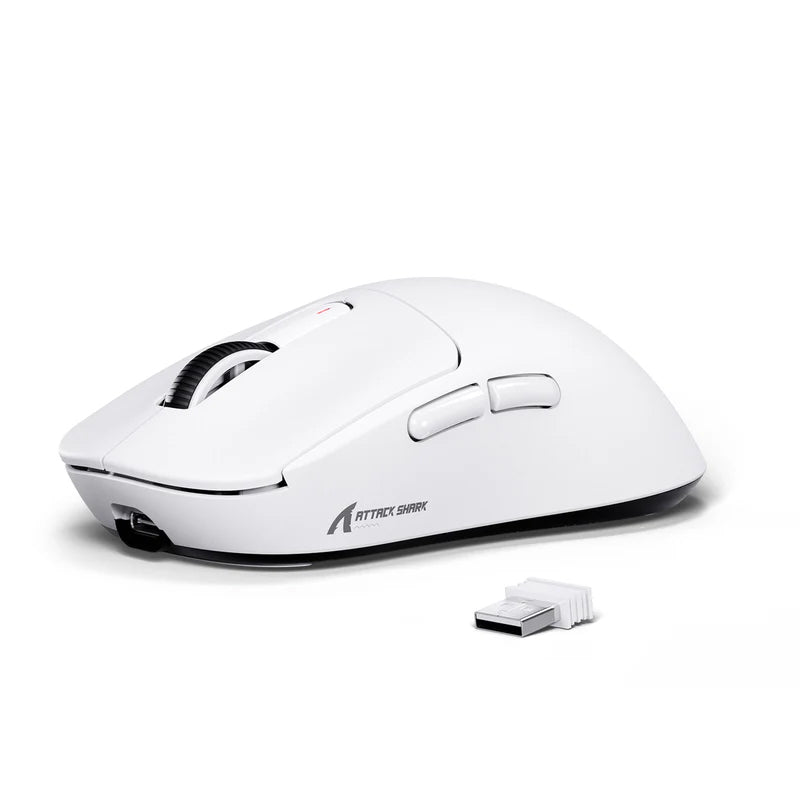 Attack Shark X1 Wireless Gaming Mouse - White
