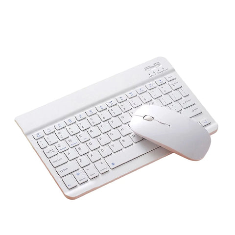 Bluetooth Keyboard Mouse Combo For IPad, IPhone, Android, PC, Laptop