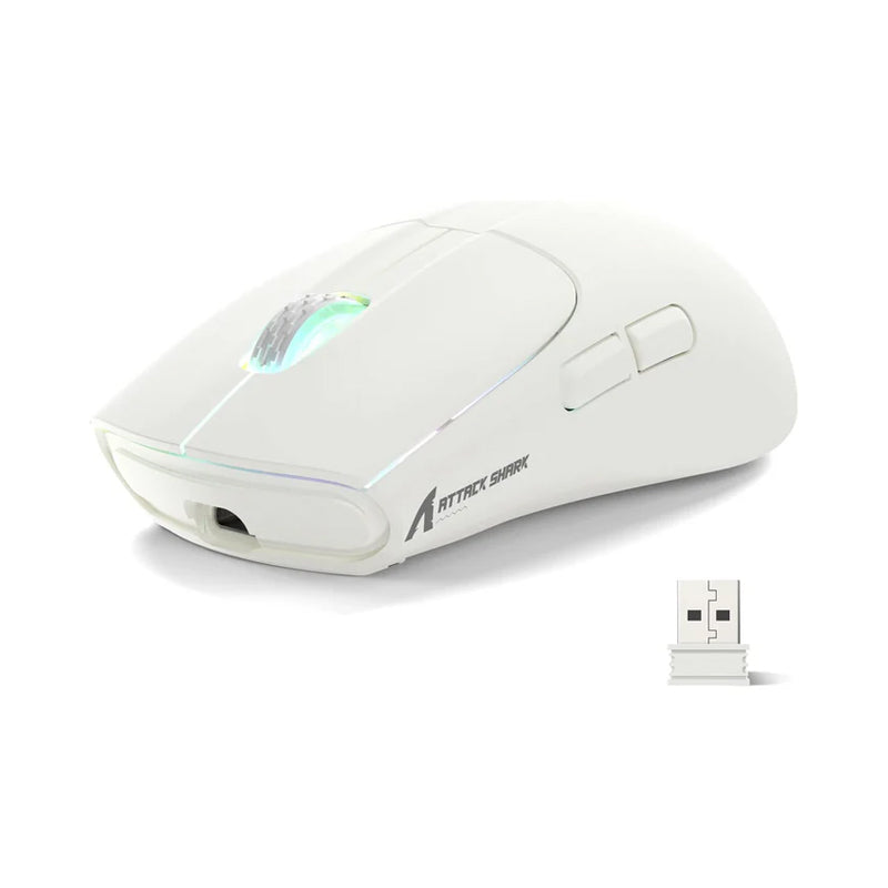 Attack Shark X5 Wireless Gaming Mouse - White
