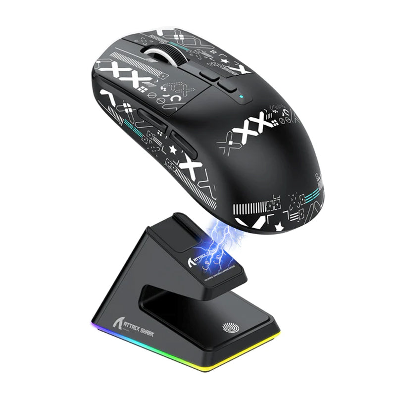 Attack Shark X6 Lightweight Wireless Gaming Mouse - Black