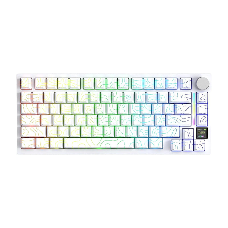 Attack Shark X820 Ultra Wireless Mechanical Keyboard - White Contours