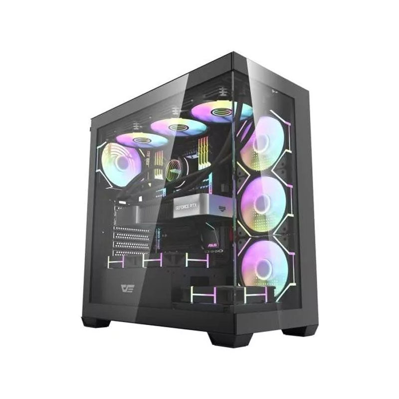 Dark Flash DS-900 ATX Gaming Tower Case Black