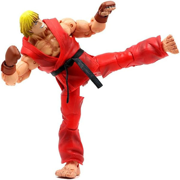 Street Fighter Action Figure Collectible - Ken (RED)