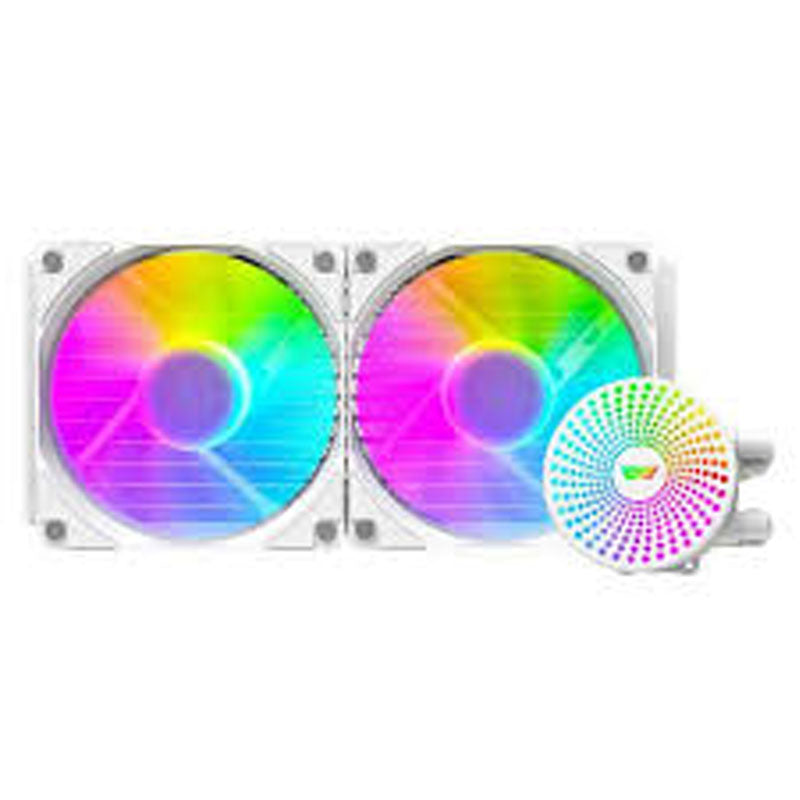 DarkFlash Radiant DC 240 White ARGB AIO CPU Liquid Cooler