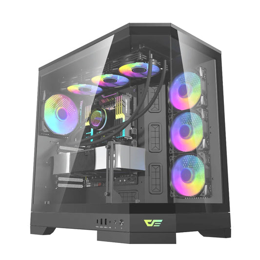 darkFlash DQX90 LUXURY Gaming Desktop PC Mid Tower Gaming Case