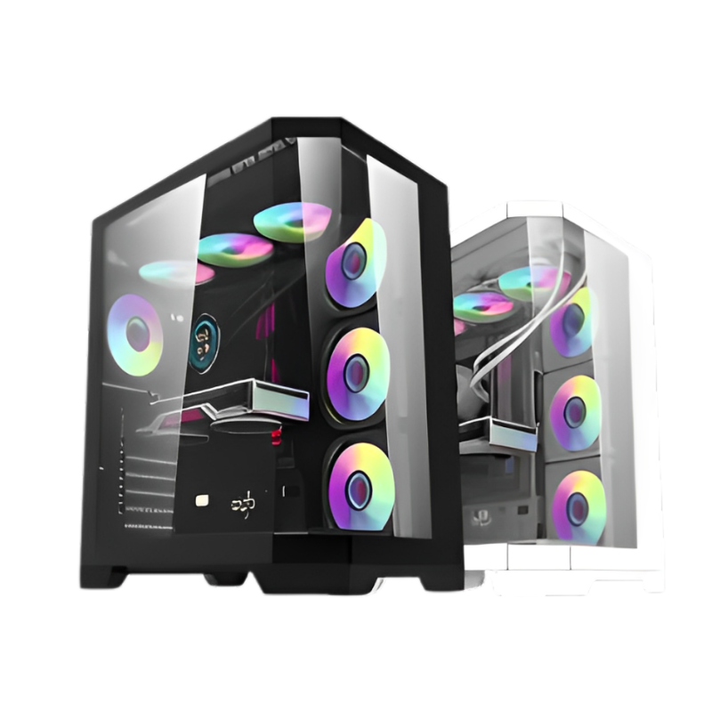 Darkflash FT418 Pro ATX Gaming Case – White