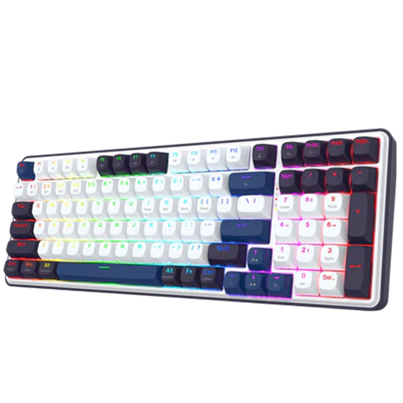 Redragon FAYE PRO K744 WBB PRO 99 Keys Wireless Gasket RGB Gaming Keyboard