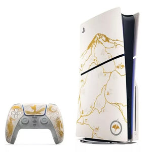 Sony PlayStation 5 Slim Disk Edition Console - Ghost of Yōtei Gold Limited Edition Bundle