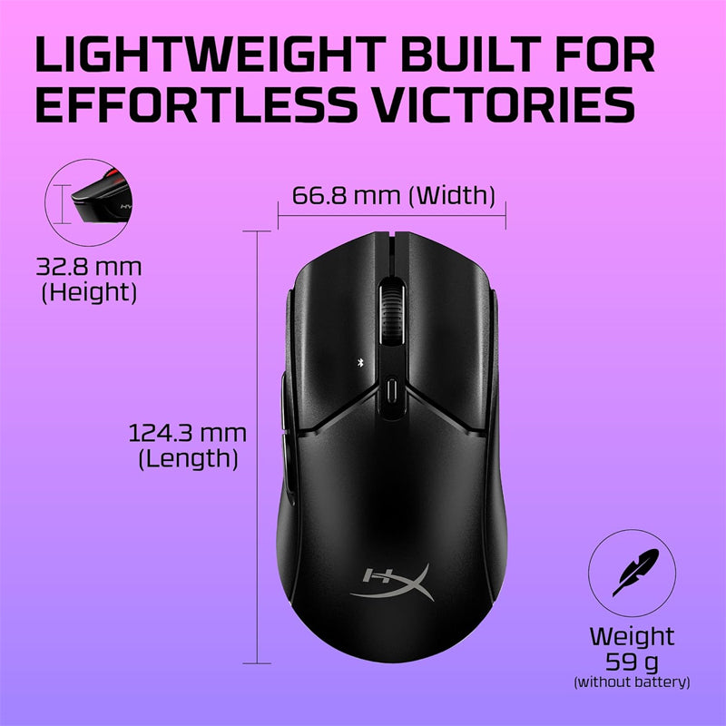 HyperX Pulsefire Haste 2 Core Wireless – Gaming Mouse