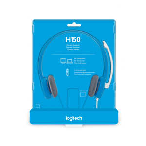 Logitech H150 Stereo Headset - Blue
